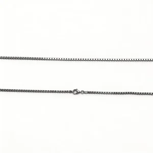 Factory 925 Sterling Silver Classic Box Chain Necklace 1.5 2mm Luxury Fashion Women’s Jewelry Gift Party Wedding