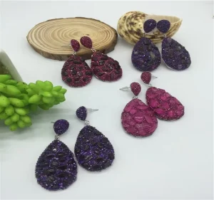 Factory Beach Ohrringe Woman Leather Drop Earring Ear Ring