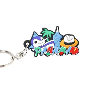 Factory Custom Key Ring Anime Cartoon Tourist Style DIY Promotional PVC Rubber Keychains