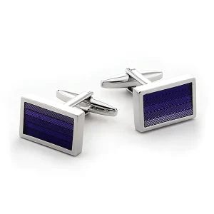 Factory Custom Personalized Cufflinks Luxury Silver Plating Cuff Links for Men Gift Jewelry Accessories