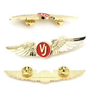 Factory Custom Women Israel Saudi Gold Enamel Pin Security Metal Brooch Fine Luxury Traditional Casting