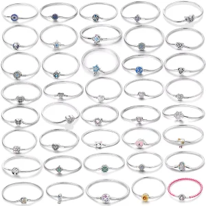 Factory DIY Sterling Silver 925 Charm Bracelet Women Fashion Jewelry Zircon Snake Bracelets Bangles Bracelet