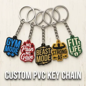 Factory Direct Supplier Waterproof Soft PVC Keychain Custom Logo 3D Personalized Design Promotional Gift Bulk