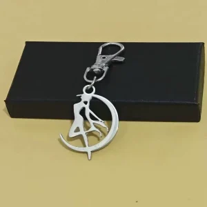 Factory Direct Supply Vintage Custom Keychains with Musical Note Bicycle Charms for Metal Car Keys Accessory Ideal Holiday Gift