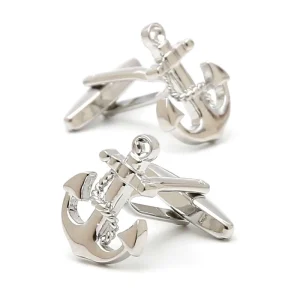 Factory Directly Custom Men Brass Cufflinks Personalized Engraved Logo for Business Shirts Wedding Party