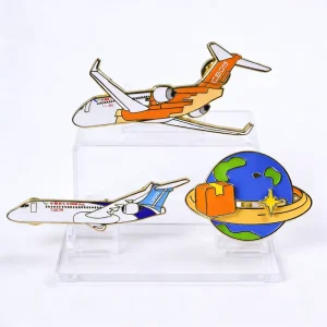 Factory Hat Crafts Fashionable Alloy Lapel Brooches Anime Hard Brooch Aerospace Style Badges