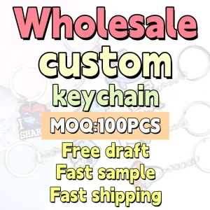 Factory Hot Selling Fashionable Keychain Customizable Luxury Keychains for Key Ring Accessories