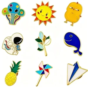 Factory Metal Cartoon Lapel Pin Badge Custom Anime Enamel Pins