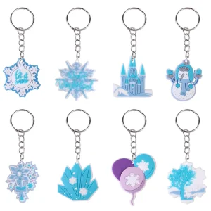 Factory New Fashion Carabiner Key Chain Accept Custom Shape PVC Rubber Snow Shape Cartoon Waterproof Customized Color