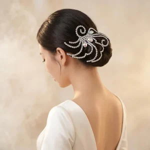 Factory Party Hair Accessories for Women Latin Dance Ballet Bun Wedding Bridal Prom Stage Performance Competition