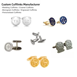 Factory Personalize Mens Suit Accessories Cufflinks Logo Personalise Cuff Links Garment Engraved Mens Cufflinks Custom