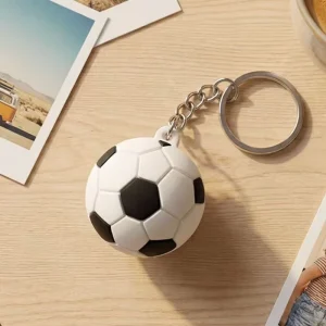 Factory Price Creative Custom Key Chain Keyring Easy Hang High Durability Double Sided 3D PVC Waterproof Lightweight UV Printing
