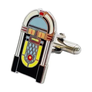 Factory Price Customized Plastic Metal Cufflinks with Enamel Colors Fashion Cufflinks