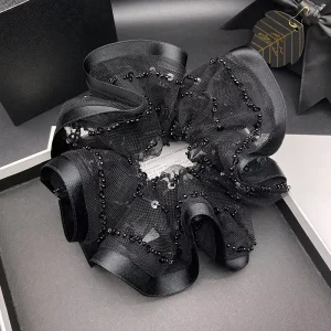 Factory Price Vintage Elastic Hair Protect Scrunchies Top Tie Hair Ladies Korean Hair Accessories