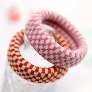 Factory Supplier Fancy Jacquard Hair Accessories Hair Tie Set for Girls and Women
