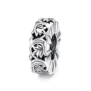 Factory Vintage Vines Charm 925 Sterling Silver Flower Bead Fit Bracelet Necklace DIY Fashion Jewelry Accessories SCC1601