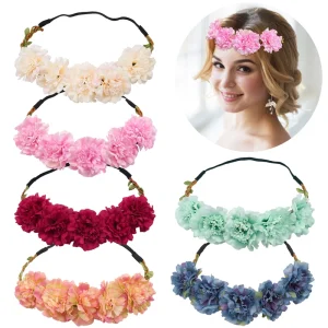Fairy Forest Style Nylon Headband for Wedding and Daily Use