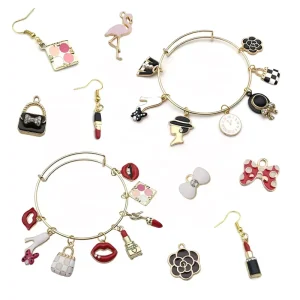 Famous Brand CC GG Luxury Designer Inspired Bracelet Necklace Charms for DIY Necklace and Bracelet Jewelry Accessories