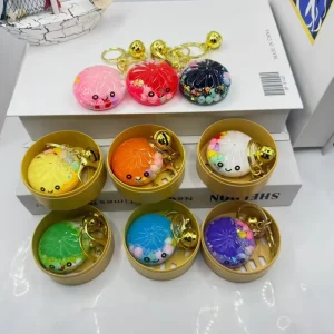 Fanhua Jewelry Blind Box Steamer Quicksand Mystery Bun Kawaii Bag Charm Keychain