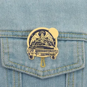 Fantasy TV Show Enamel Pin Retro Style Brooch for Clothes Backpack Briefcase Jewelry Gift for Men and Fans