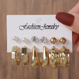 Fashion 6 Pair Set CCB Earring Set for Africa Jewelry Shop N912063