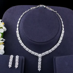 Fashion 925 Silver Heart Jewelry Set
