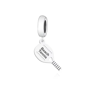 Fashion 925 Sterling Silver Beach Tennis Dangle Charms Beads Fit Original Bracelet Necklace Jewelry Gift