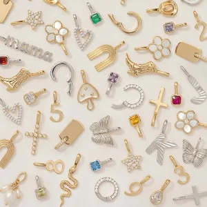 Fashion Accessories DIY Pendant Custom Chain Stainless Steel Zircon Pendant Accessories