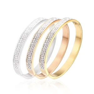 Fashion Accessory Bracelet, Fashion Bracelets Stainless Steel Set Bangle Silver Mens New Ladies Fashion Bracelets for Women