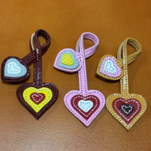 Fashion Bag Charm Accessories Handbag Pendant Creative Keychain Leather Schoolbag Pendant Charm