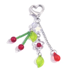 Fashion Bag Charm Elegant Y2K Style Keychain Accessory for Ladies Handbag Pendant Fashion Keychain