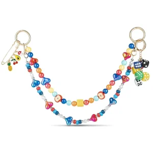 Fashion Bag Charm Handmade Beaded Decor Chain