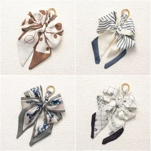 Fashion Bag Extension Bow Chain Bowknot Ultra Lightweight Backpack Strap Hanging Strap DIY Woven High End Feeling Bag Charms