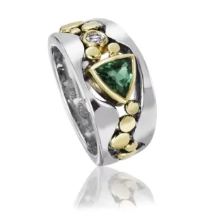 Fashion Band Ring for Men Women with Gold Color Waist Line Geometric Colorful Stone Personality Unisex Party Finger Rings
