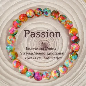 Fashion Beaded Bracelets Bohemian Colorful Natural Stone Beads Energy Meditation Bracelet Friendship Jewelry Gifts