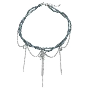 Fashion Beads Sweet Tassel Sun Glamorous Charms Necklaces for Girls Sweet Spicy Jewelry for Women Ladies Accessories Parties