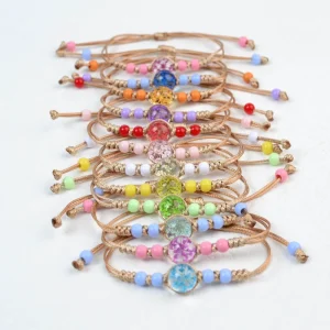 Fashion Bracelet Colorful Adjustable Flower Exquisite Simple Light Luxury Jewelry Accessories Elegant Women’s Bracelet