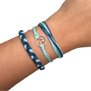 Fashion Bracelet Set Bohemian Woven Bracelet Adjustable Friendship Bracelet with Colorful Beads