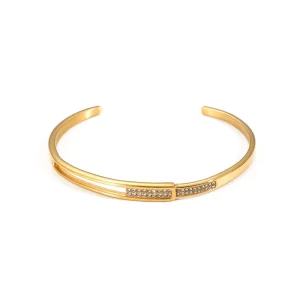 Fashion Bracelets Bangles Ladies Bling Bling Watch Fine Stainless Steel Bracelet Bracelets