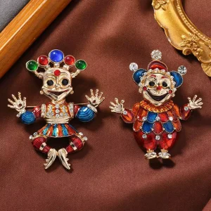 Fashion Brooch Creative Retro Brooch for Coat Sweater Gown Accessory Corsage LSBR739