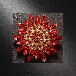 Fashion Brooches Luxurious Elegant Delicate Gentle Bling High quality Jewelry Trending Women’s Diamond Brooch Daily