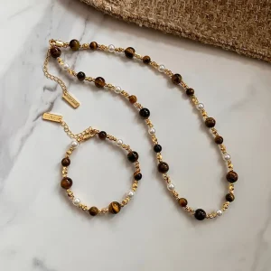 Fashion Chain & Link Bracelets Designer Inspired Jewelry Sets Fancy Jewellery for Ladies Necklaces for Women