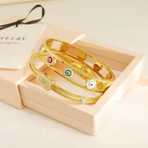Fashion Charm Bracelet China Gold Plated Fashionable Bracelet Stainless Steel Jewelry Bracelet for Women Party