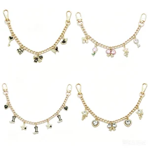 Fashion Colorful Fashionable Temperament Glass Stone Red Cherry Jewelry Chain Bag Pendant Jewelry DIY Accessories