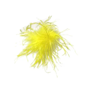 Fashion Colorful Ostrich Feather Hair Clips for Girls Children Ostrich Feather Brooch for Women Girls Outfit