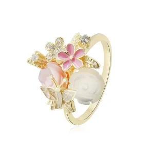 Fashion Costume 925 Sterling Silver Girl Ring