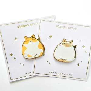 Fashion Customized Enamel Pins Lovely Cat Brooches Pin
