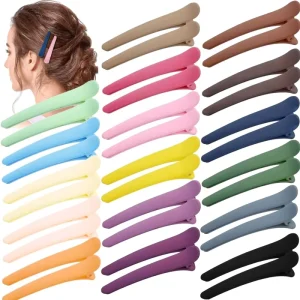 Fashion Cute Salon Club Bangs Wash Face Hair Accessories Matte Makeup Hair Pins alligator Duck Clips Hair