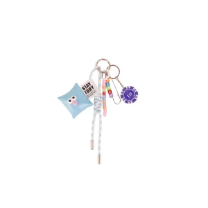 Fashion Cute Solid Color Bow Pillow Bag Charms for Women Bag Charms Accessories for Friends Holiday Gifts