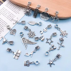 Fashion DIY Accessories Charms Tibetan Silver Tiny Metal Alloy Jewelry Beads for Jewelry